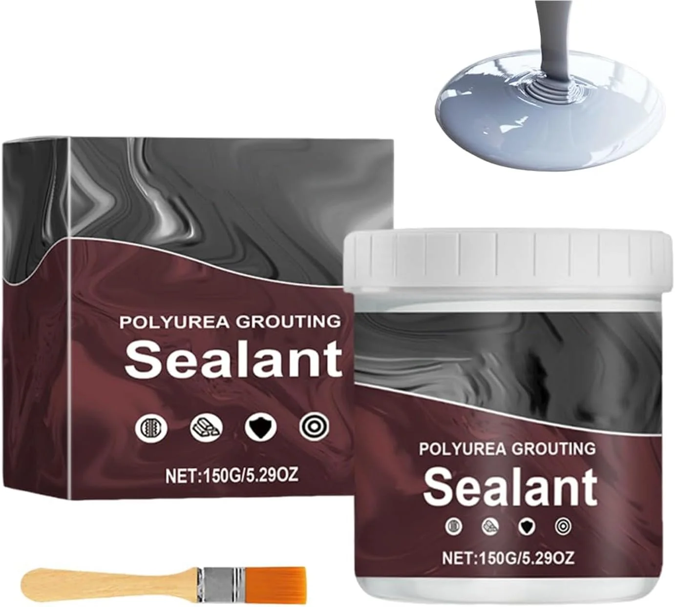 عایق ضد آب Excefore، درزگیر پلی اوره 150 گرمی، درزگیر چند منظوره کاشی دوش، درزگیر پلی اوره برای ترک های دیوار و جاده داخلی و خارجی (150 گرمی) عایق ضد آب Excefore، درزگیر پلی اوره 150 گرمی، درزگیر چند منظوره کاشی دوش، درزگیر پلی اوره برای ترک های دیوار و جاده داخلی و خارجی (150 گرمی)