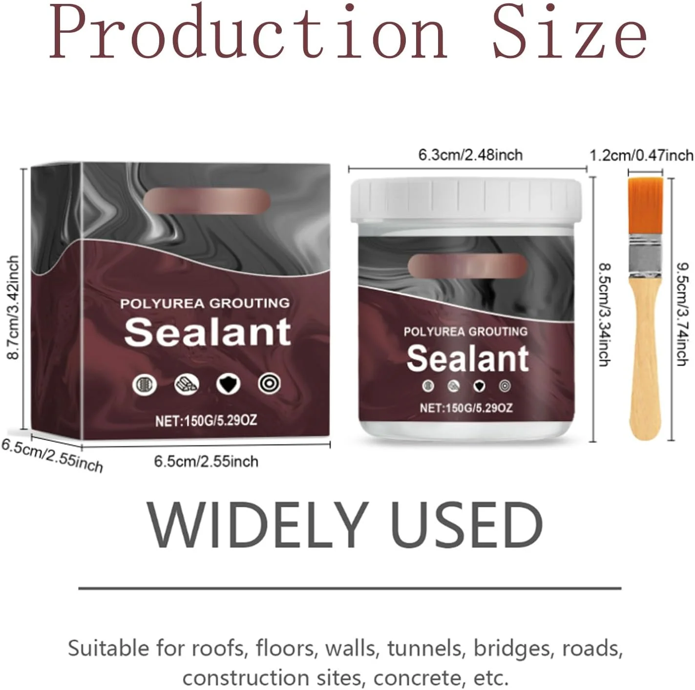 عایق ضد آب Excefore، درزگیر پلی اوره 150 گرمی، درزگیر چند منظوره کاشی دوش، درزگیر پلی اوره برای ترک های دیوار و جاده داخلی و خارجی (150 گرمی) عایق ضد آب Excefore، درزگیر پلی اوره 150 گرمی، درزگیر چند منظوره کاشی دوش، درزگیر پلی اوره برای ترک های دیوار و جاده داخلی و خارجی (150 گرمی)