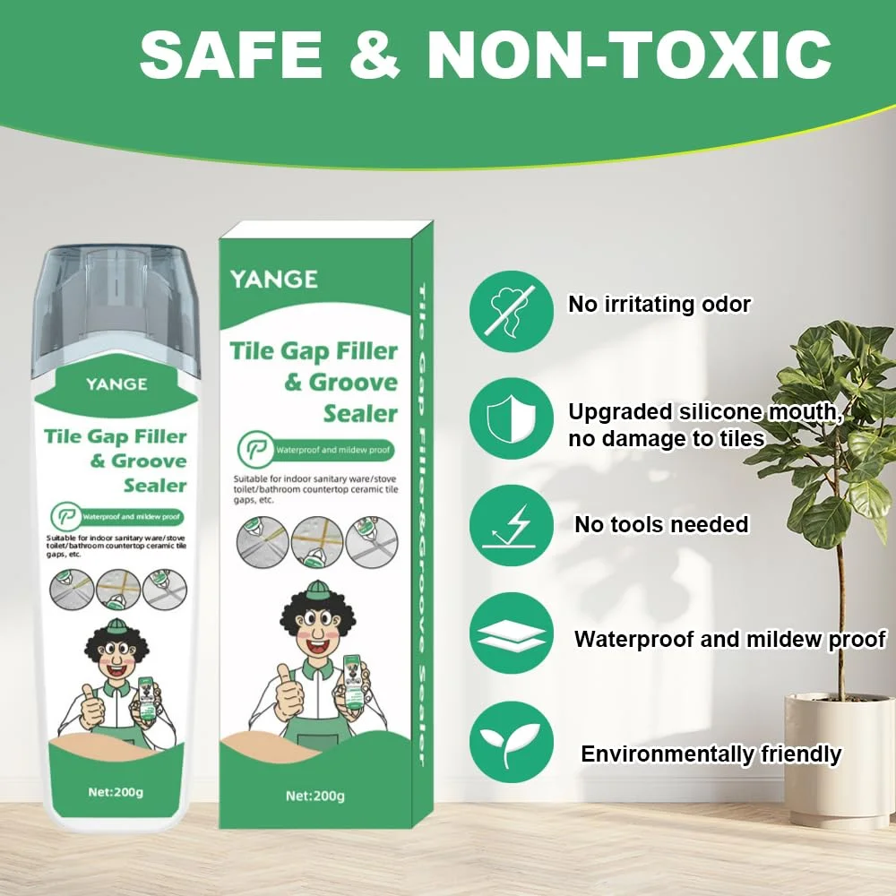 کیت رنگ ترمیم کننده درزگیر کاشی Aukomer، 2 عدد: پرکننده و درزگیر کاشی ارتقا یافته - ترمیم کننده درزگیر برای شکاف ها و ترک ها - عامل ضد آب برای پر کردن درزهای کاشی کف، دیوار و میز آشپزخانه و حمام، 200 گرم کیت رنگ ترمیم کننده درزگیر کاشی Aukomer، 2 عدد: پرکننده و درزگیر کاشی ارتقا یافته - ترمیم کننده درزگیر برای شکاف ها و ترک ها - عامل ضد آب برای پر کردن درزهای کاشی کف، دیوار و میز آشپزخانه و حمام، 200 گرم