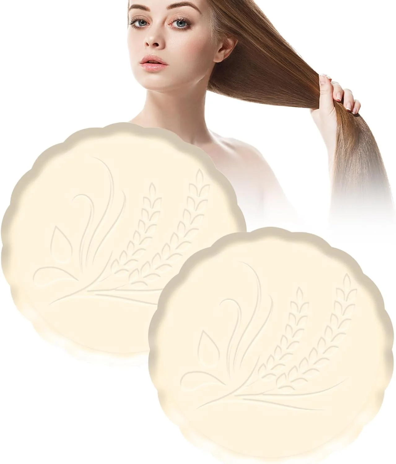 شامپو برنج ضد ریزش مو، شامپو برنجی برای رشد مو، شامپو و نرم کننده آب برنج، شامپو برنجی، صابون شامپو کنترل کننده چربی مو برای رشد موهای نازک، 2 عدد