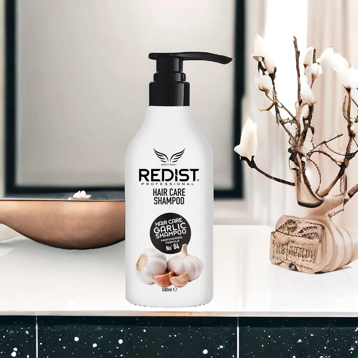 شامپو مراقبت از مو حاوی سیر ردیست 500 میلی لیتر | شامپو مو با عصاره سیر | درمان ترمیم کننده قوی مو | ضد ریزش مو برای خانم ها و آقایان | موهای خشک و شکننده و آسیب دیده | شامپو ساریماسک شامپو مراقبت از مو حاوی سیر ردیست 500 میلی لیتر | شامپو مو با عصاره سیر | درمان ترمیم کننده قوی مو | ضد ریزش مو برای خانم ها و آقایان | موهای خشک و شکننده و آسیب دیده | شامپو ساریماسک