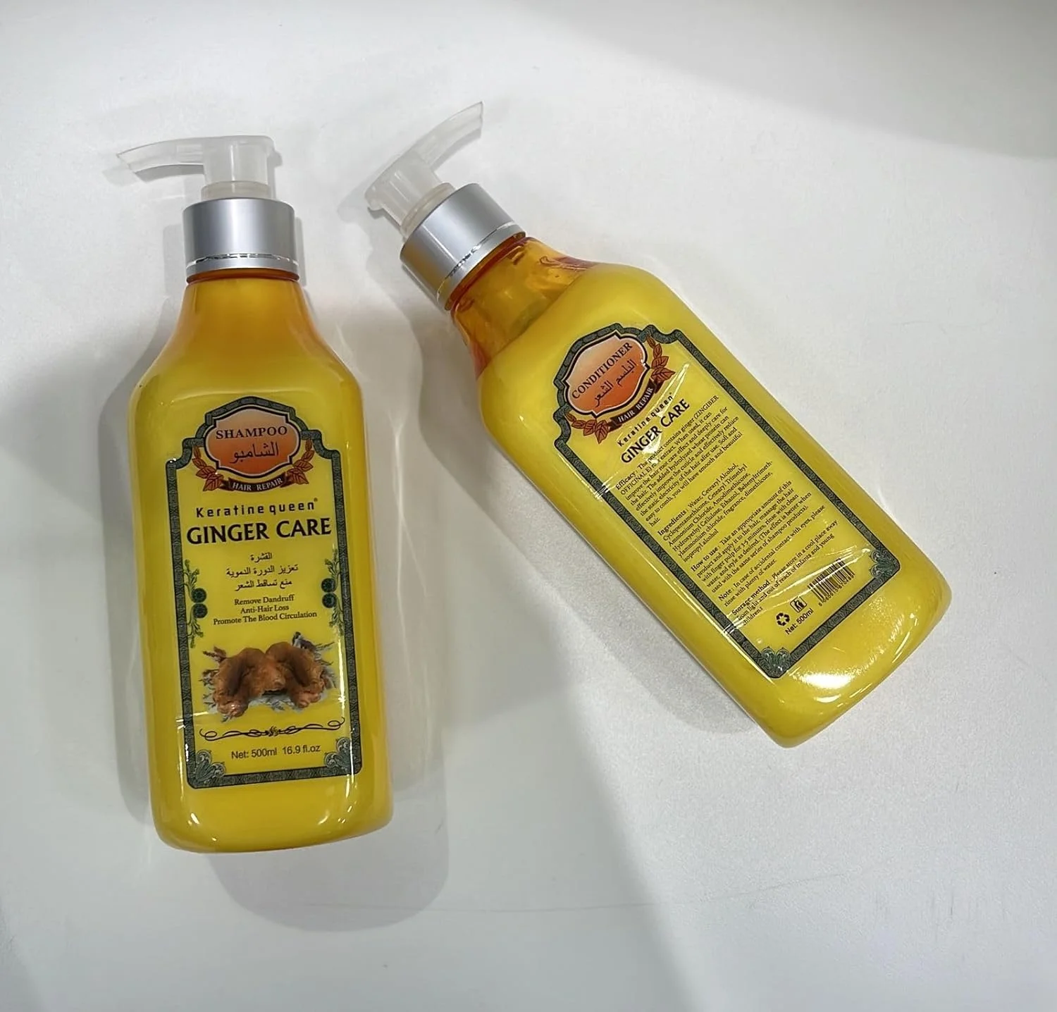 شامپو کراتین زنجبیل پروتئین کوئین، روتین ضد ریزش مو برای ترمیم مو (500 میلی لیتر) شامپو کراتین زنجبیل پروتئین کوئین، روتین ضد ریزش مو برای ترمیم مو (500 میلی لیتر)