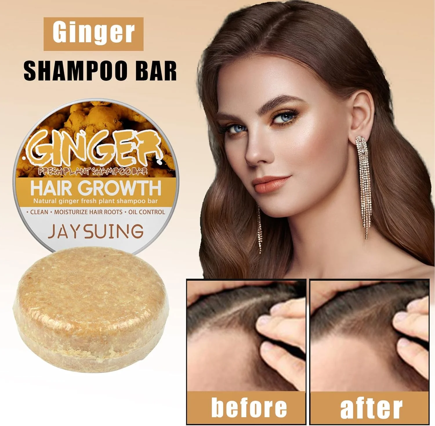 شامپو زنجبیلی بار 2 عددی | شامپو بار زنجبیلی طبیعی ارگانیک - ضد ریزش مو، کاهش ریزش مو، ترمیم موهای آسیب دیده برای آقایان و بانوان شامپو زنجبیلی بار 2 عددی | شامپو بار زنجبیلی طبیعی ارگانیک - ضد ریزش مو، کاهش ریزش مو، ترمیم موهای آسیب دیده برای آقایان و بانوان