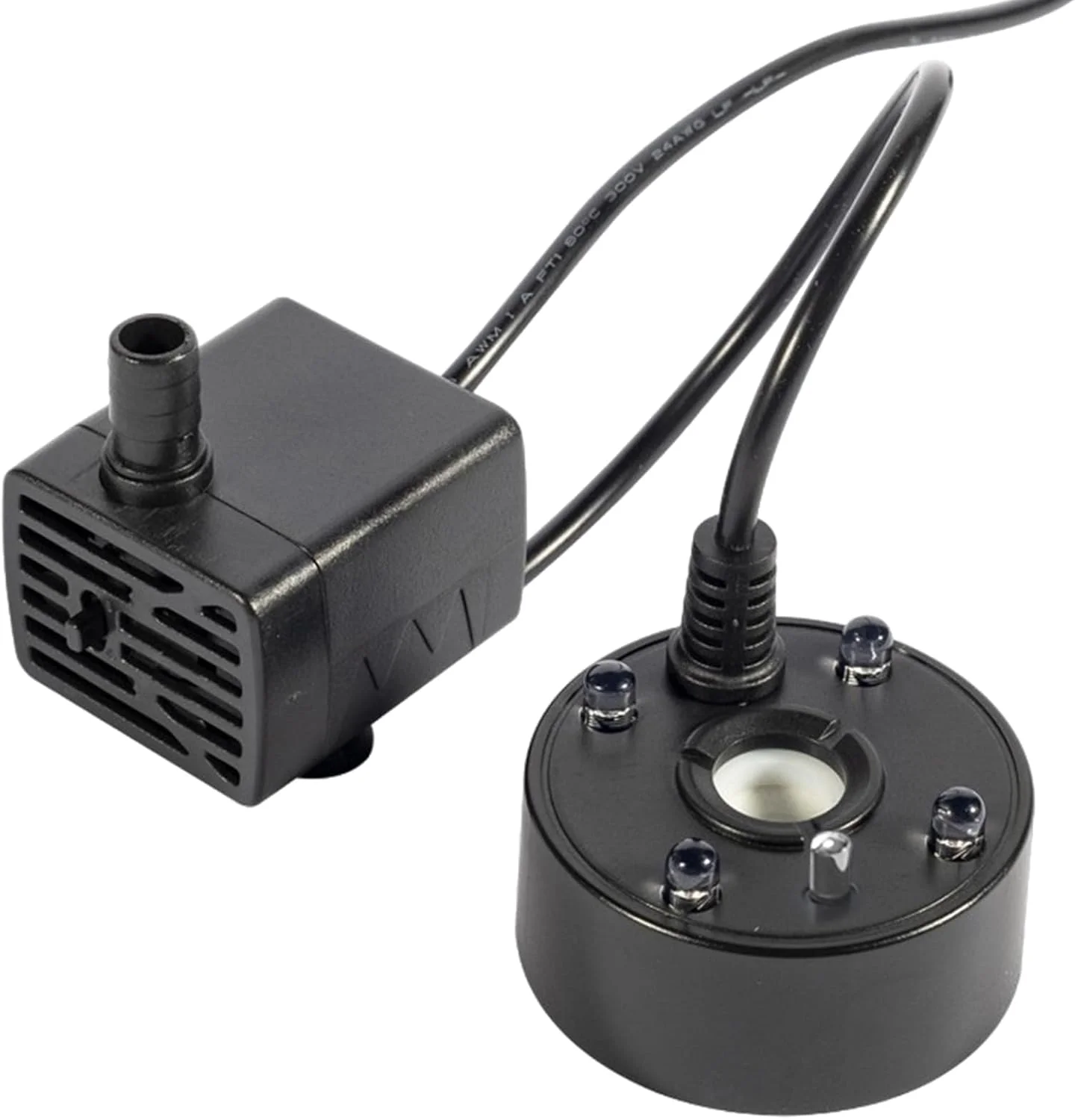 مه ساز USB، مه پاش حوض، اتومایزر مه | مرطوب کننده هوا اولتراسونیک، مه پاش با چراغ های LED، حوض مه برای آبنما