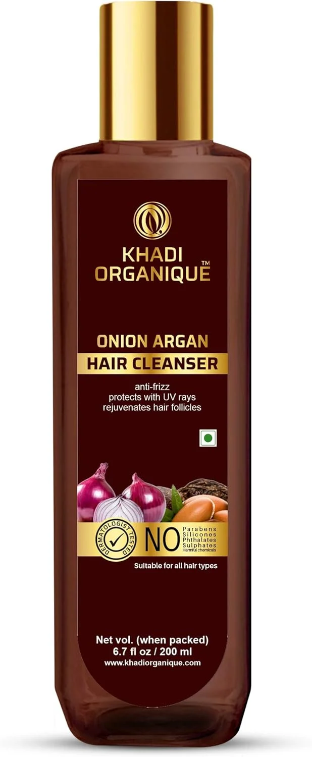 شوینده مو خادی ارگانیک پیاز آرگان، ضد وز، محافظت در برابر اشعه UV، احیا کننده فولیکول های مو 200 میلی لیتر (بسته 1 عددی) شوینده مو خادی ارگانیک پیاز آرگان، ضد وز، محافظت در برابر اشعه UV، احیا کننده فولیکول های مو 200 میلی لیتر (بسته 1 عددی)