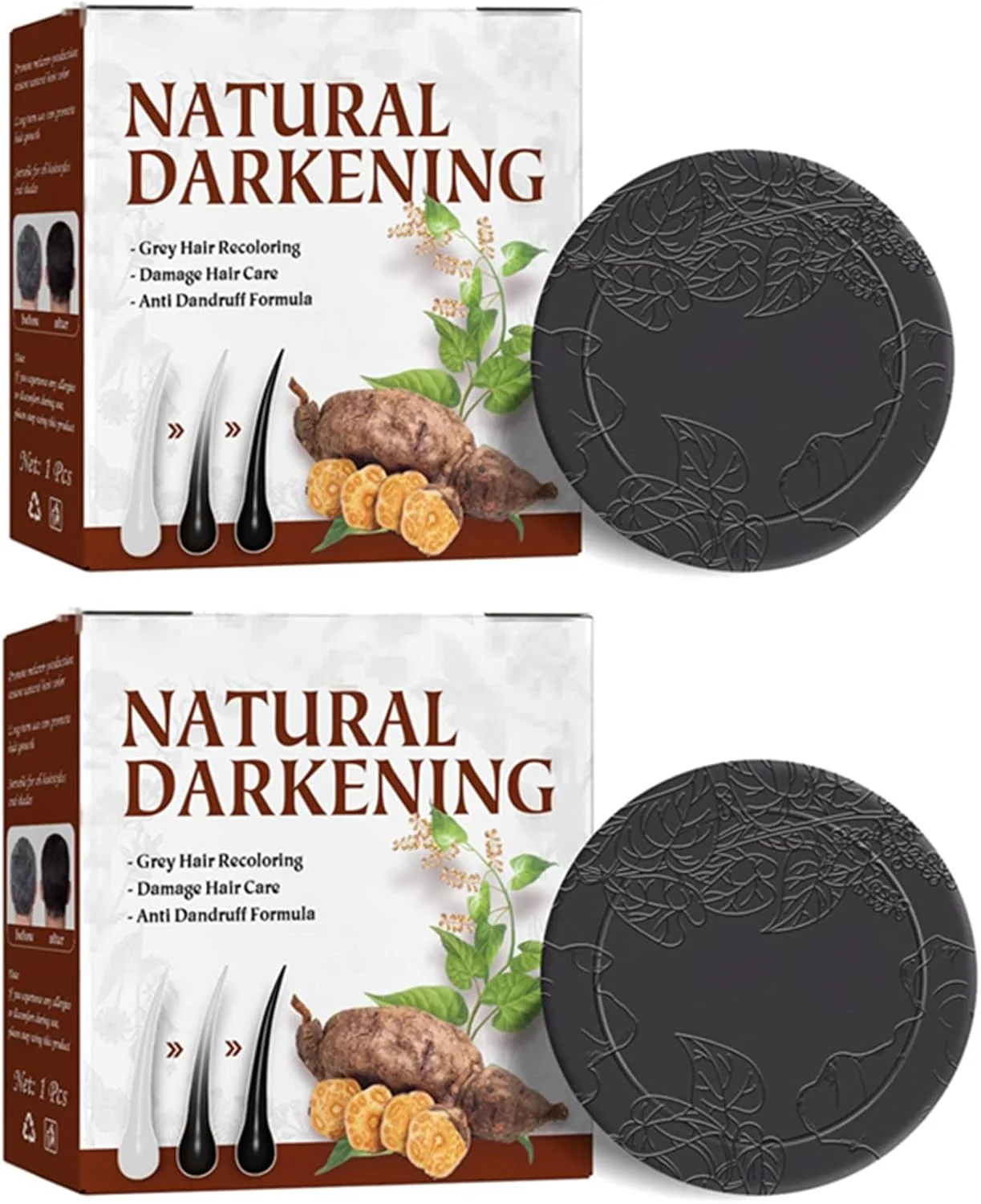 شامپو بار معکوس کننده خاکستری ارگانیک، شامپو بار تیره کننده مو، نرم کننده و اسانس ترمیم کننده طبیعی ارگانیک، شامپو بار جامد معکوس کننده خاکستری ارگانیک، ضد ریزش مو، مناسب برای همه (2 عدد) شامپو بار معکوس کننده خاکستری ارگانیک، شامپو بار تیره کننده مو، نرم کننده و اسانس ترمیم کننده طبیعی ارگانیک، شامپو بار جامد معکوس کننده خاکستری ارگانیک، ضد ریزش مو، مناسب برای همه (2 عدد)