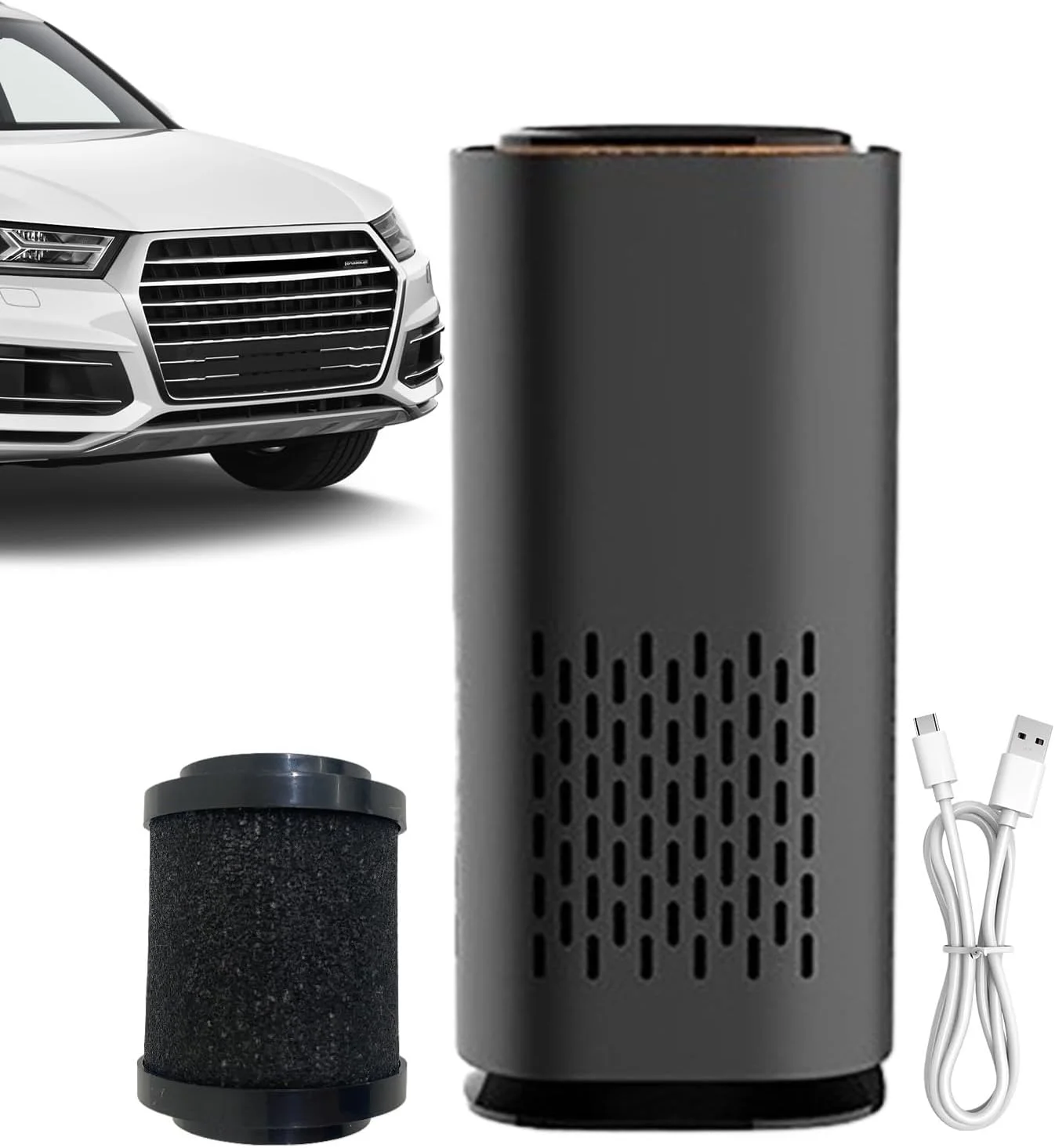 دستگاه تصفیه هوای خودرو | تصفیه کننده هوای قابل حمل خودرو از بین برنده بو | تمیز کننده خودرو با فیلتر، لوازم جانبی داخلی، پخش کننده خوشبو کننده بی صدا دستگاه تصفیه هوای خودرو | تصفیه کننده هوای قابل حمل خودرو از بین برنده بو | تمیز کننده خودرو با فیلتر، لوازم جانبی داخلی، پخش کننده خوشبو کننده بی صدا
