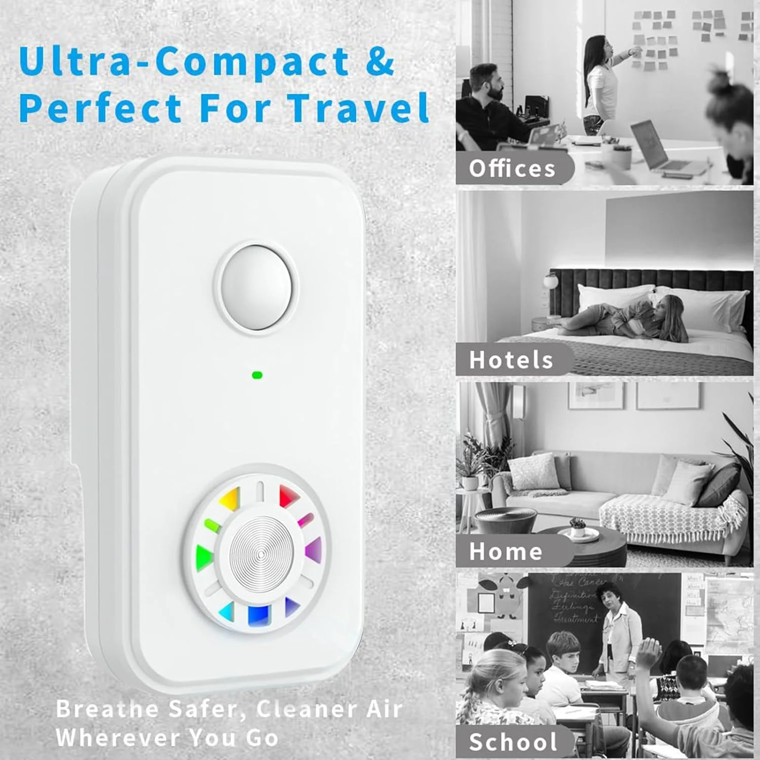 دستگاه تصفیه هوا یون منفی مناسب منزل، حیوانات خانگی - دستگاه یونیزه کننده هوا خانگی، دارای فیلتر کاهش دهنده بو، دستگاه خوشبو کننده بی صدا برای گاراژ، اتاق، اتاق خواب، حیوانات خانگی، دفتر، فضای باز، زیرزمین، خودرو، آشپزخانه دستگاه تصفیه هوا یون منفی مناسب منزل، حیوانات خانگی - دستگاه یونیزه کننده هوا خانگی، دارای فیلتر کاهش دهنده بو، دستگاه خوشبو کننده بی صدا برای گاراژ، اتاق، اتاق خواب، حیوانات خانگی، دفتر، فضای باز، زیرزمین، خودرو، آشپزخانه