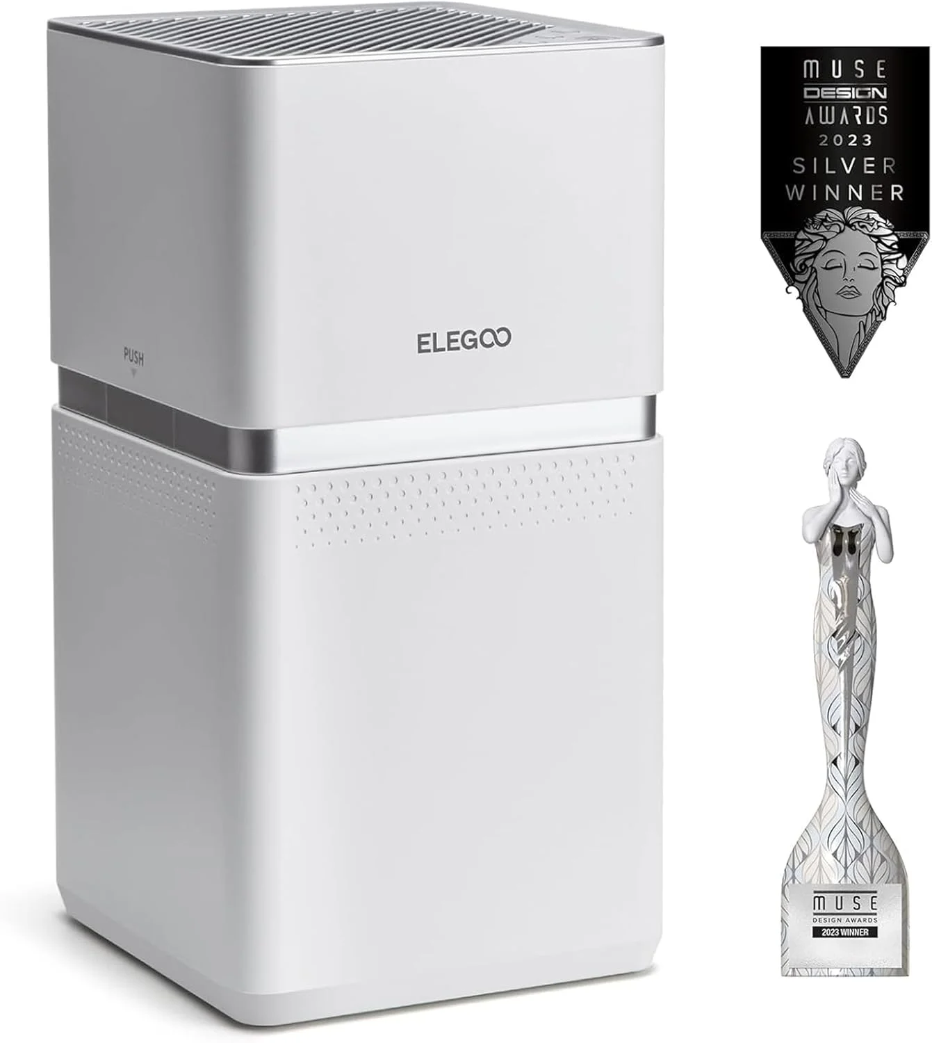 دستگاه تصفیه هوای ELEGOO MARS MATE، حذف تا 95% TVOC، سازگار با Saturn 8k، Saturn 2، Saturn 3، Saturn 3 Ultra، Mars 4 DLP، Mars 4 MAX، Jupiter، Jupiter SE، Saturn 4، Saturn 4 Ultra 3D