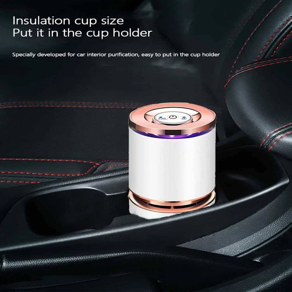 دستگاه تصفیه هوا و یونیزر عربست با 12 میلیون یون منفی برای افراد سیگاری، 27 دسی بل، بی صدا، قابل حمل، مناسب خودرو و اتاق های کوچک، از بین برنده گرد و غبار، بوی حیوانات خانگی و گرده (سفید)