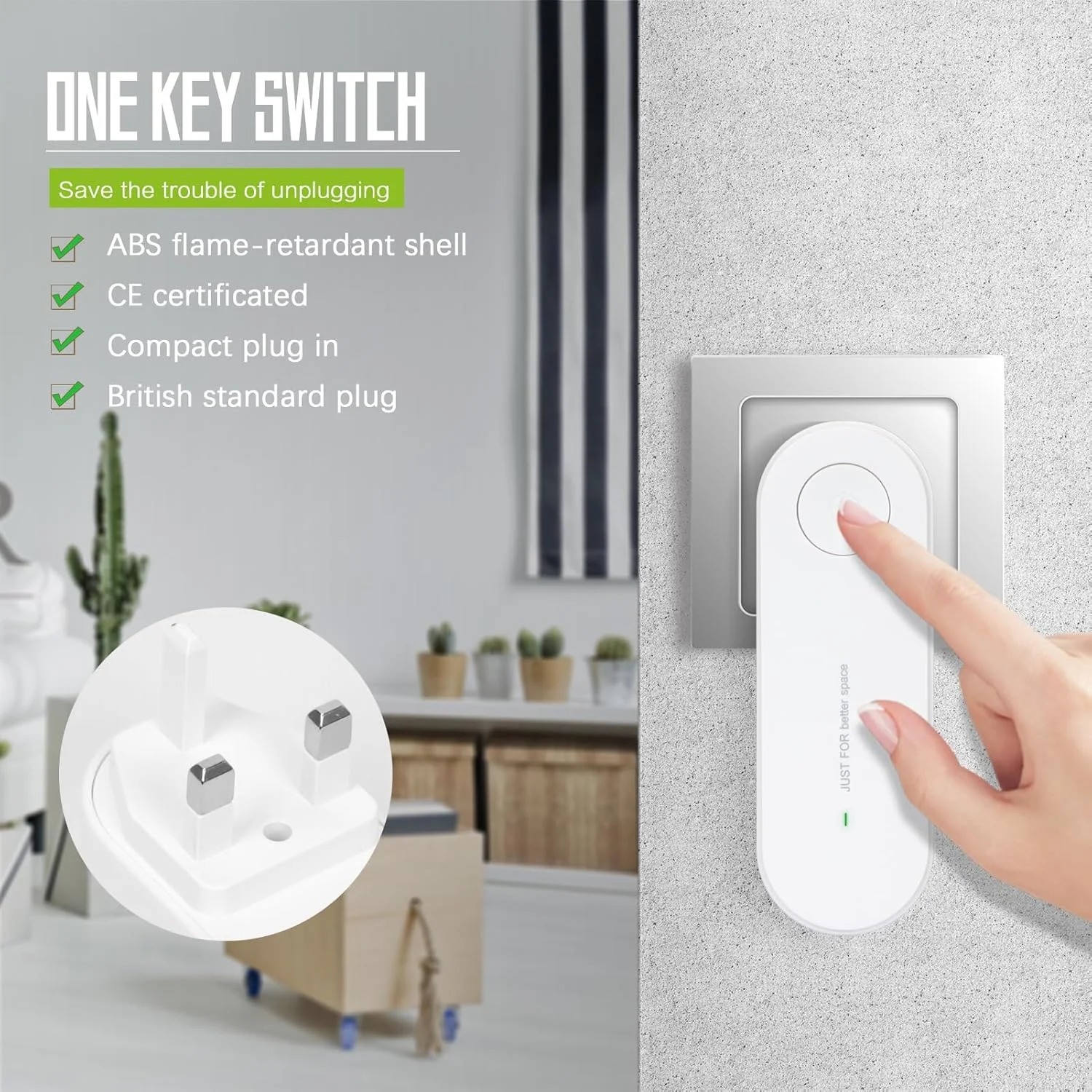 دستگاه تصفیه هوا پلاگین یون منفی FYY، مینی ژنراتور یون منفی قابل حمل برای خانه، از بین برنده بو، آلاینده ها، دود، مناسب برای اتاق خواب، توالت، اتاق نشیمن، حمام، کمد، اتاق حیوانات خانگی - سفید