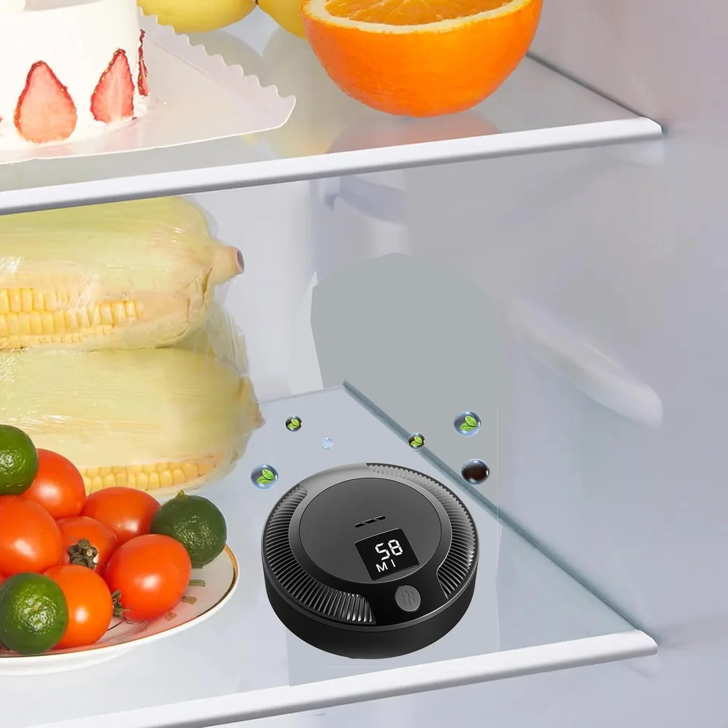 دستگاه تصفیه هوا یخچال قابل شارژ NALACAL، سیستم تصفیه ازن، طراحی صفحه نمایش، 3 سرعت، مینی خوشبو کننده قابل حمل یخچال برای ماشین، اتاق خواب، جا کفشی، یخچال دستگاه تصفیه هوا یخچال قابل شارژ NALACAL، سیستم تصفیه ازن، طراحی صفحه نمایش، 3 سرعت، مینی خوشبو کننده قابل حمل یخچال برای ماشین، اتاق خواب، جا کفشی، یخچال