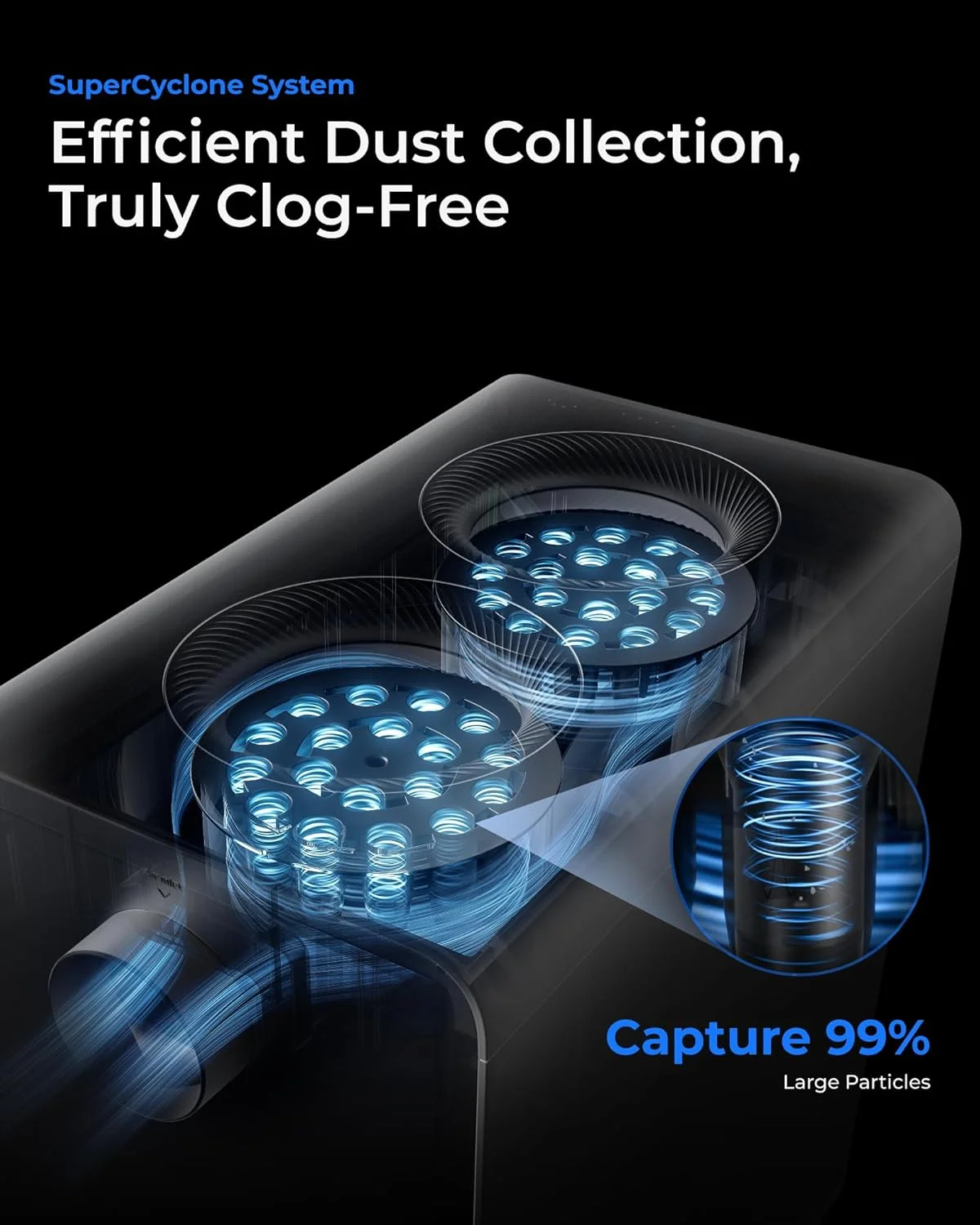 دستگاه تصفیه دود SafetyPro AP2 از xTool با سیستم SuperCyclone، فیلتراسیون 6 لایه برای گرد و غبار و بو، عمر فیلتر 10 برابر بیشتر، کنترل بوی مش کربن، همگام سازی خودکار، عملکرد بی صدا برای کاردستی لیزری