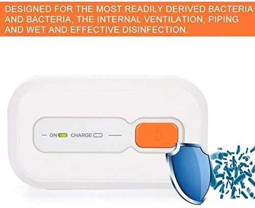 دستگاه ضد عفونی کننده و پاک کننده، دستگاه استریلیزه کننده و ضد عفونی کننده تهویه USB با ظرفیت 2000mAh، ضد عفونی هوا CPAP، استریلیزاسیون اوزون برای ماسک لوله دستگاه، دارای گواهینامه CE.FCC