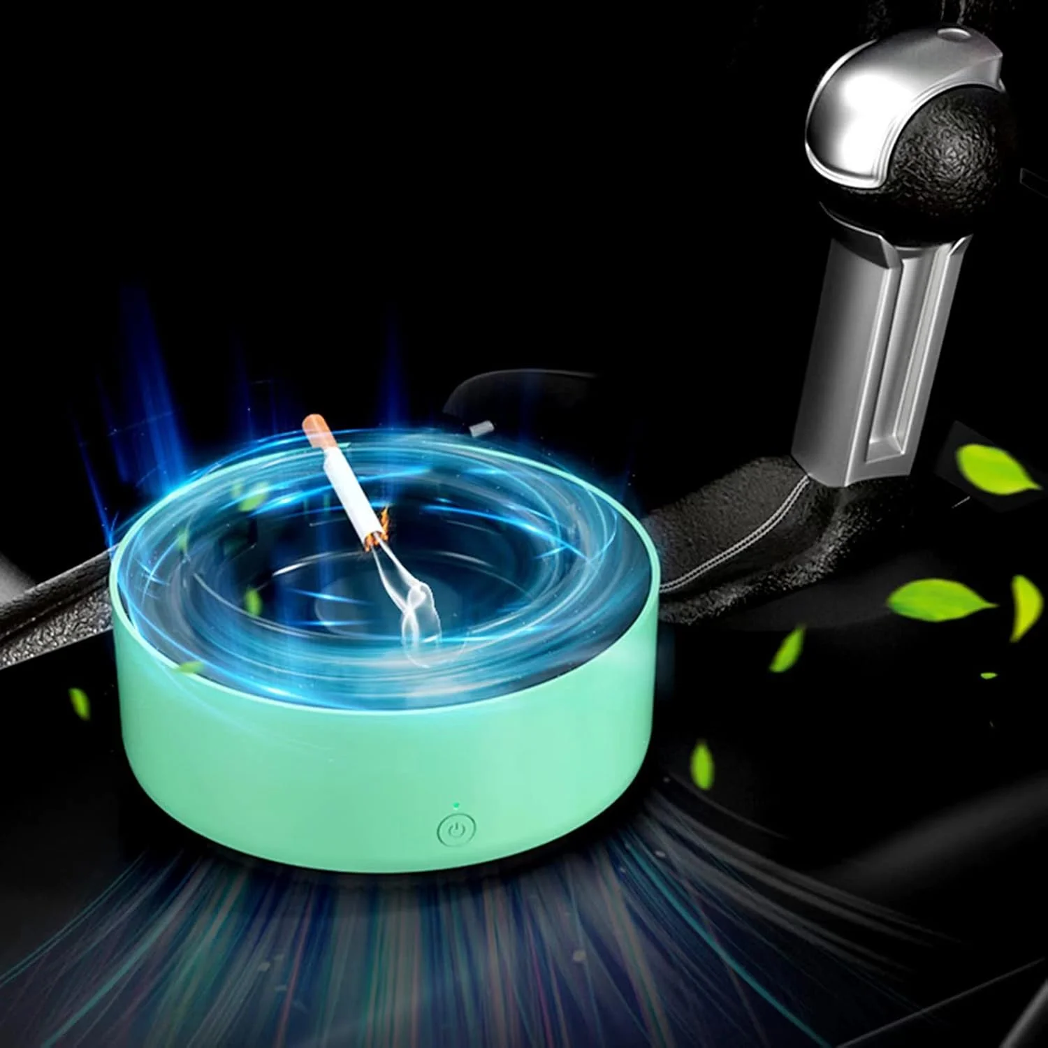 تصفیه کننده هوا 2 در 1 Xugenxes زیرسیگاری بدون دود چند منظوره (سبز)