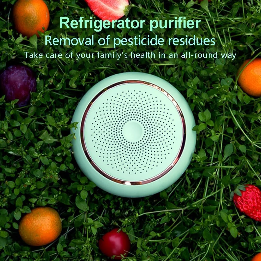 بوگیر یخچال - مینی USB قابل شارژ. از بین برنده بوی یخچال. تصفیه کننده هوای یخچال و لوازم ضروری خانگی - حفظ تازگی مواد غذایی