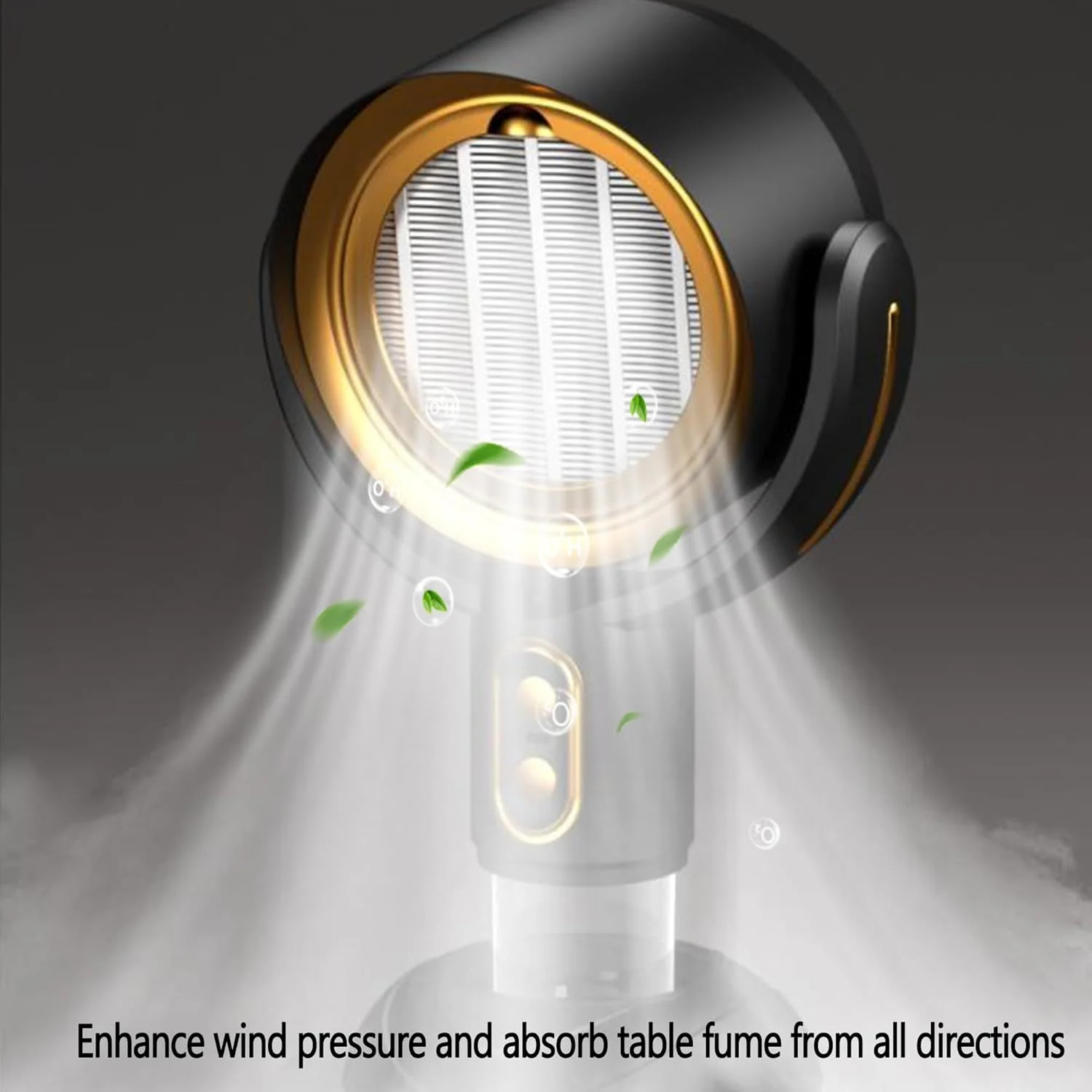 تصفیه کننده دود برای استعمال دخانیات در فضای داخلی، فن مخفی کننده دود قابل حمل، تصفیه کننده هوای رومیزی قابل حمل، فن تخلیه مینی فیلتر (قابل شارژ)