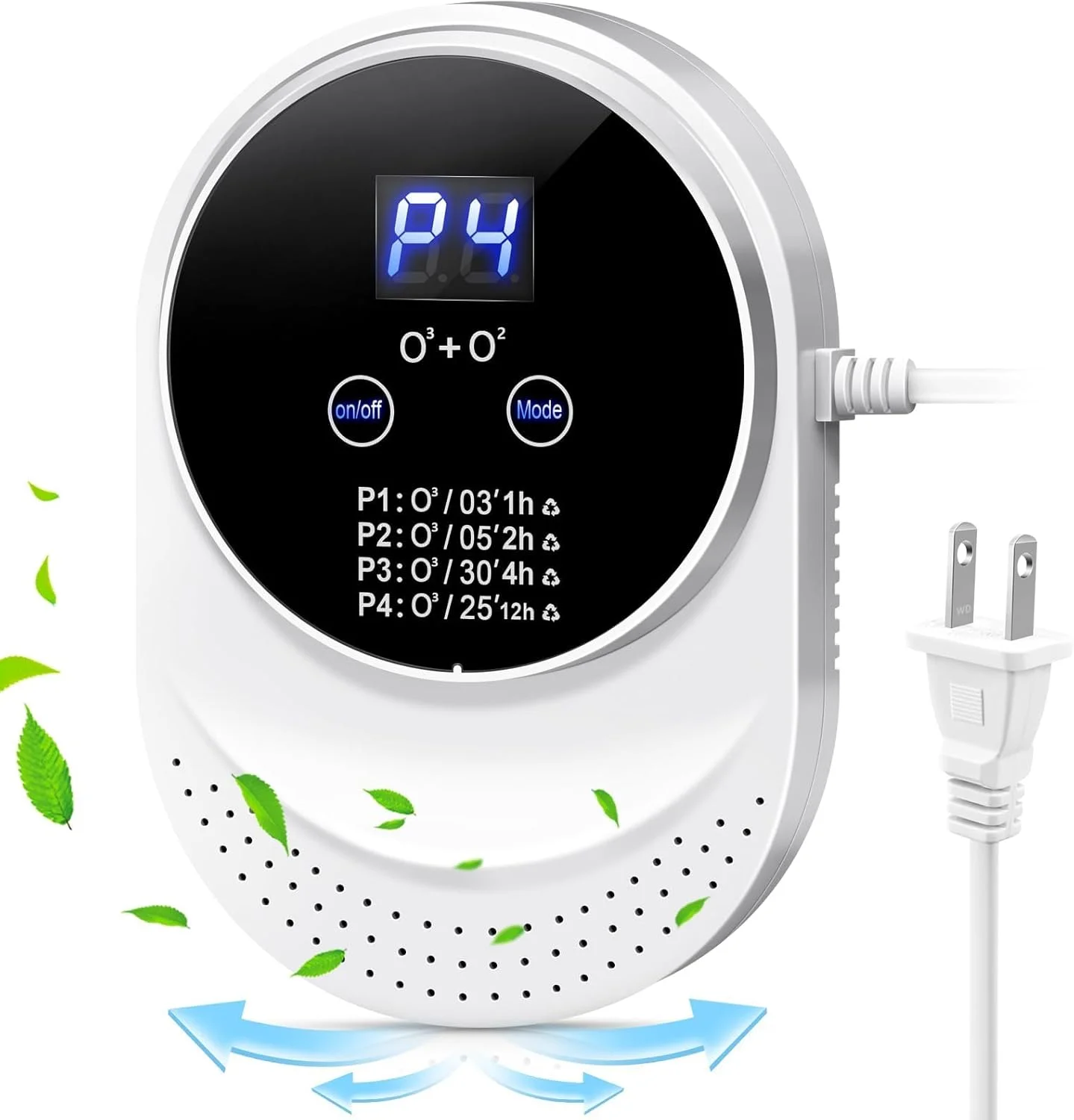 دستگاه از بین برنده بوی اوزون KASTWAVE برای بوی قوی، از بین برنده بوی بستر گربه، از بین برنده بوی سگ، تصفیه کننده هوای خانگی برای اتاق خواب، توالت، آشپزخانه، حیوانات خانگی، کفش، دود، ماشین، فرمالدئید، خوشبو کننده هوا دستگاه از بین برنده بوی اوزون KASTWAVE برای بوی قوی، از بین برنده بوی بستر گربه، از بین برنده بوی سگ، تصفیه کننده هوای خانگی برای اتاق خواب، توالت، آشپزخانه، حیوانات خانگی، کفش، دود، ماشین، فرمالدئید، خوشبو کننده هوا