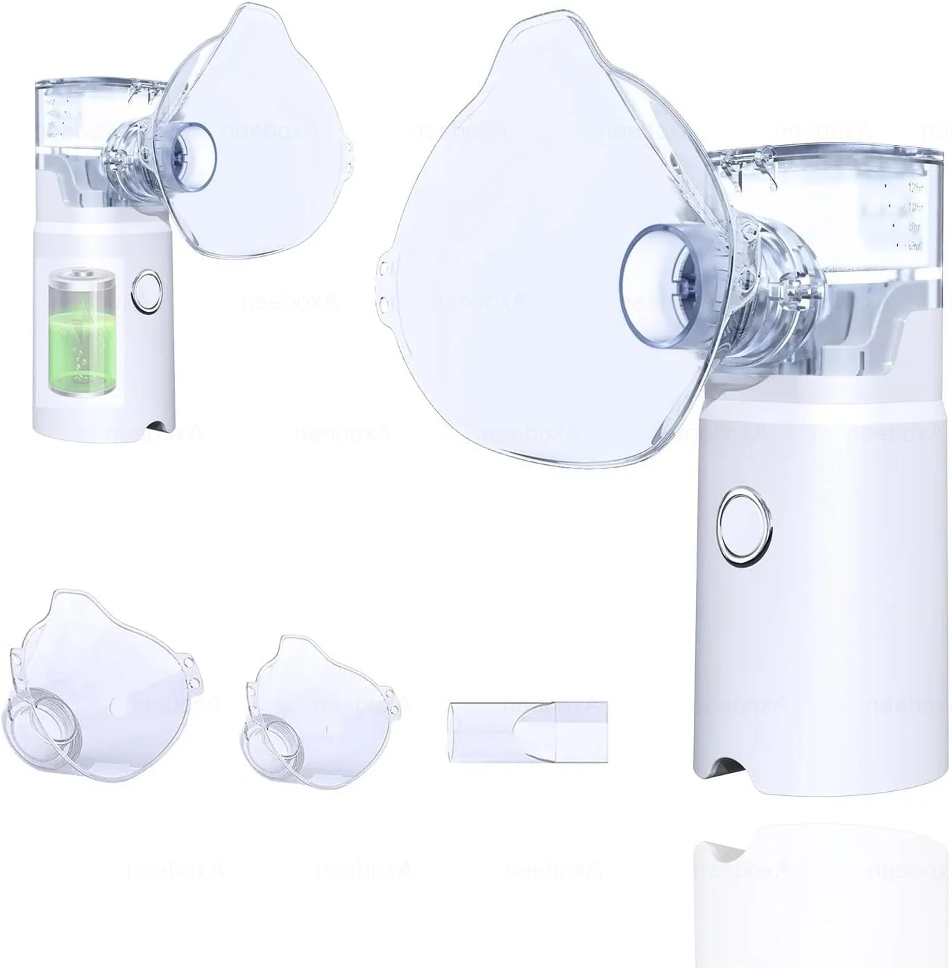 دستگاه نبولایزر اکسودین، مینی بخارساز قابل حمل، اتومایزر دستی برای بزرگسالان و کودکان، مرطوب کننده اولتراسونیک برای استفاده در منزل و مسافرت، استنشاقی توری بخار دستگاه نبولایزر اکسودین، مینی بخارساز قابل حمل، اتومایزر دستی برای بزرگسالان و کودکان، مرطوب کننده اولتراسونیک برای استفاده در منزل و مسافرت، استنشاقی توری بخار