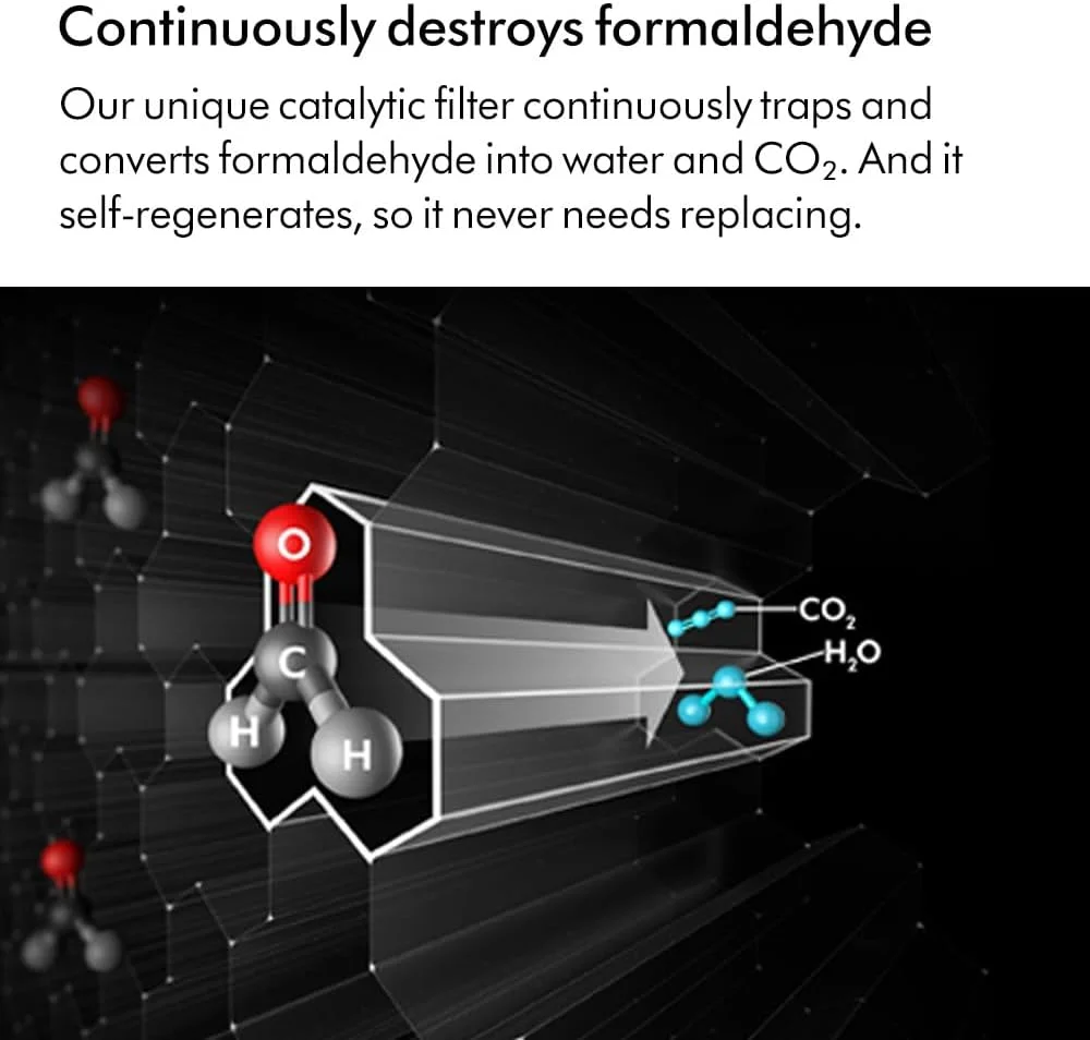 دستگاه تصفیه هوا و خنک کننده Dyson مدل Cool PC2 De-NOx (سفید/طلایی) TP 12 (نسخه بین المللی)