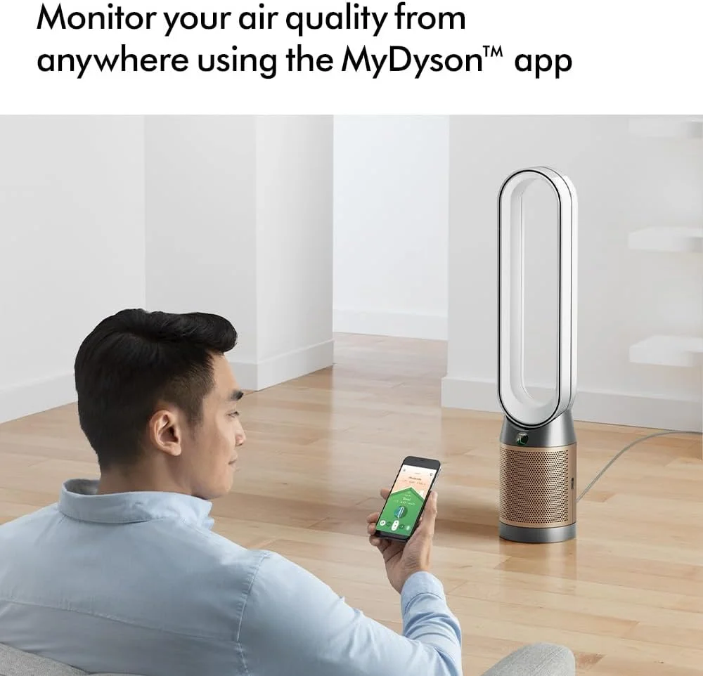 دستگاه تصفیه هوا و خنک کننده Dyson مدل Cool PC2 De-NOx (سفید/طلایی) TP 12 (نسخه بین المللی)