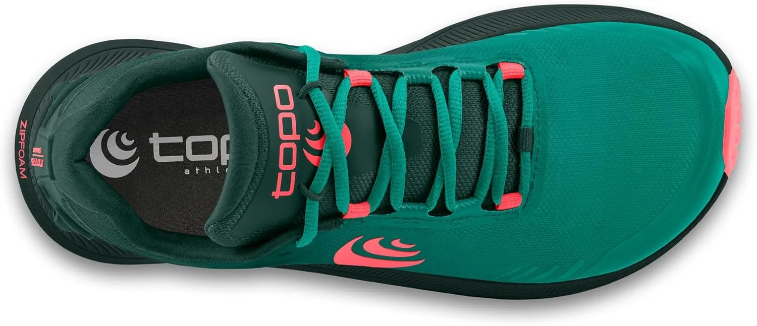کفش های دویدن زنانه توپو اتلتیک مدل MT-5 - کفش های دویدن تریل راحت، سبک وزن، دارای بالشتک، با زیره 5 میلی متری و بند دار