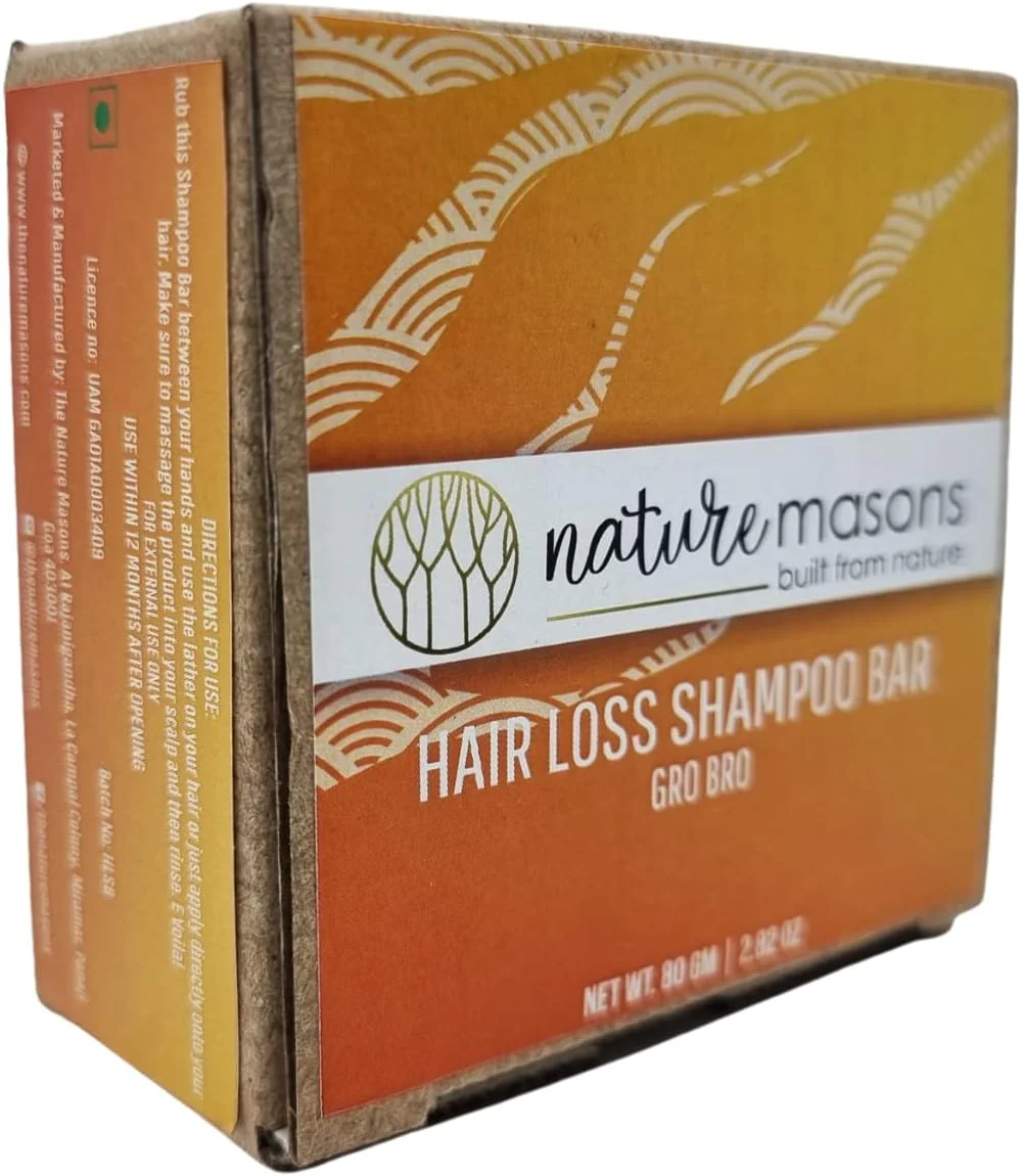 شامپو بار Nature Masons برای جلوگیری از ریزش مو (بسته پر کننده)