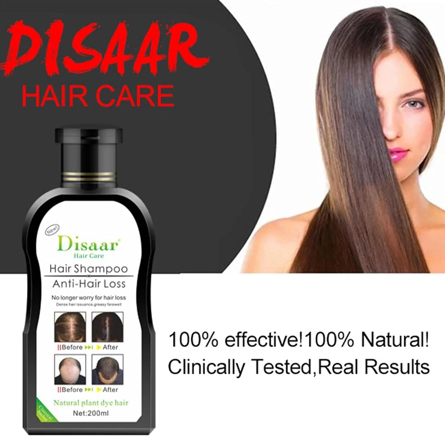 شامپو گیاهی طبیعی، شامپو گیاهی طبیعی، شامپو مغذی گیاهی برای انواع مو، 100% طبیعی، ضد ریزش مو، 200 میلی لیتر