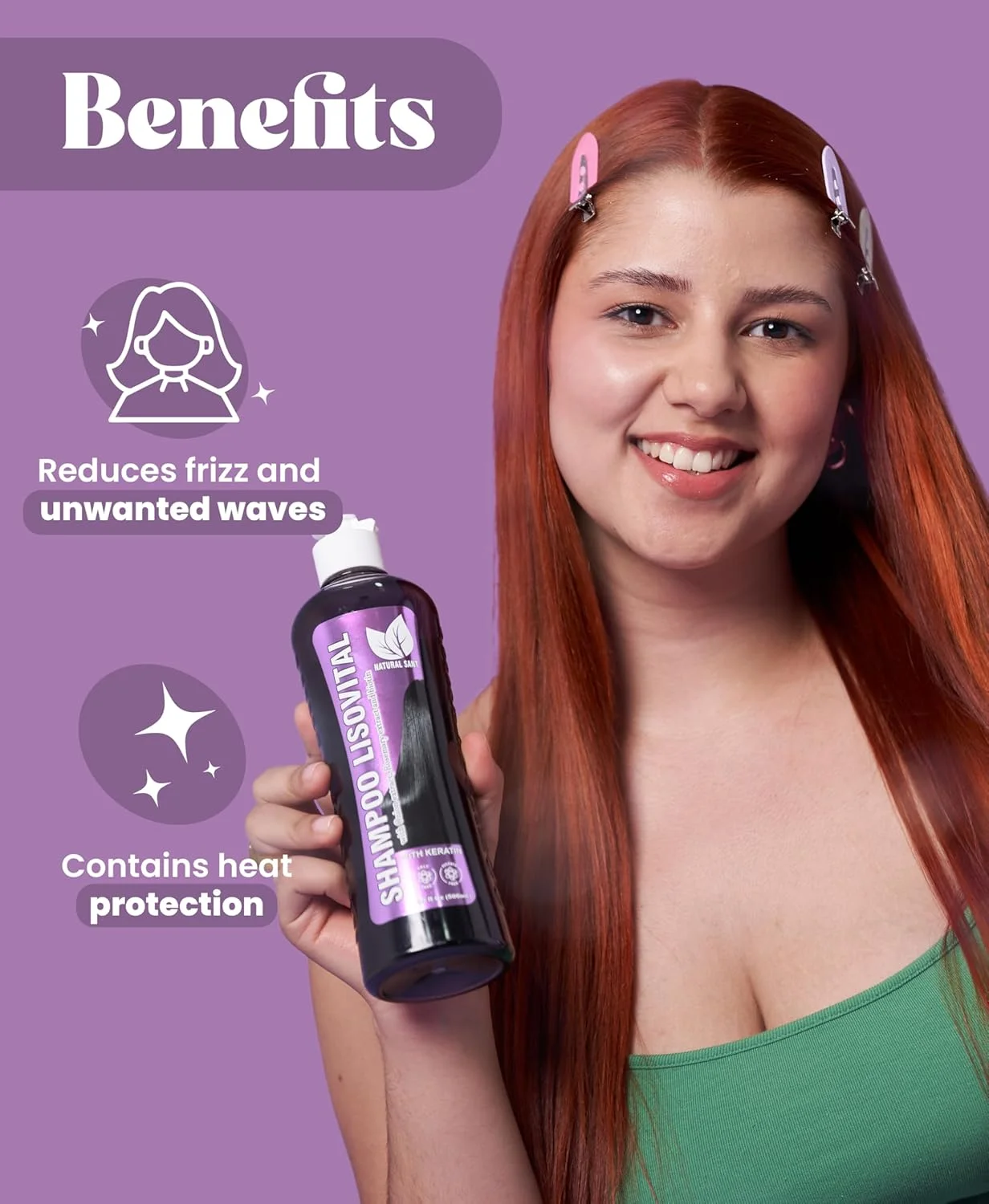 ست دوتایی نچرال سانت - Liso Vital - شامپو و نرم کننده مو، ضد وز، محافظ حرارت مو حاوی عصاره پیاز قرمز، بیوتین و رزماری ست دوتایی نچرال سانت - Liso Vital - شامپو و نرم کننده مو، ضد وز، محافظ حرارت مو حاوی عصاره پیاز قرمز، بیوتین و رزماری