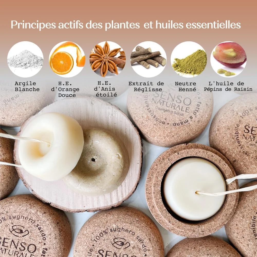 شامپو و نرم کننده جامد 2 در 1 Senso Naturale، محرک و ضد ریزش برای موهای ضعیف، محرک رشد و ضد نازک شدن، 100% طبیعی و ارگانیک، PH 4.5-5.5 شامپو و نرم کننده جامد 2 در 1 Senso Naturale، محرک و ضد ریزش برای موهای ضعیف، محرک رشد و ضد نازک شدن، 100% طبیعی و ارگانیک، PH 4.5-5.5