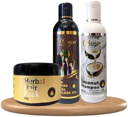 روغن مراقبت مو گیاهی ماریاس 200 میلی لیتر، پودر شستشو 100 گرمی و شامپو شیر نارگیل 200 میلی لیتر روغن مراقبت مو گیاهی ماریاس 200 میلی لیتر، پودر شستشو 100 گرمی و شامپو شیر نارگیل 200 میلی لیتر