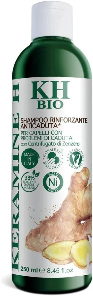 شامپو تقویت کننده و ضد ریزش مو کرامین اچ ارگانیک 250 میلی لیتر