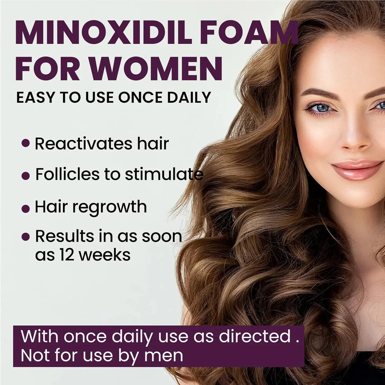 شامپو فوم احیا کننده مو KERA'GRO جانگو 60 میلی لیتر، شامپو بیوتین و کلاژن برای رشد مو، درمان ضد ریزش مو برای موهای نازک، فوم مغذی برای رشد مو برای زنان و مردان (3 عدد)