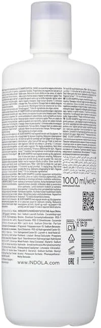 شامپو مخصوص موهای خاکستری ایندولا 300 میلی لیتر: روشن کننده، مرطوب کننده و کاهش دهنده تناژهای گرم