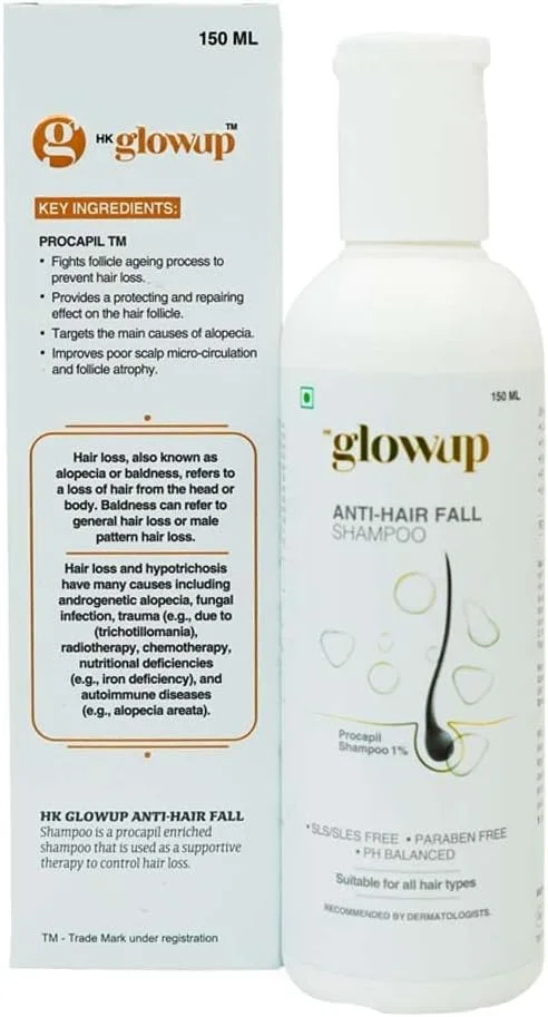 شامپو و سرم ضد ریزش مو HK Glowup، مناسب برای خانم ها و آقایان، برای انواع مو | تقویت موهای سالم | بدون پارابن و سولفات - شامپو (150 میلی لیتر) و سرم (60 میلی لیتر) شامپو و سرم ضد ریزش مو HK Glowup، مناسب برای خانم ها و آقایان، برای انواع مو | تقویت موهای سالم | بدون پارابن و سولفات - شامپو (150 میلی لیتر) و سرم (60 میلی لیتر)