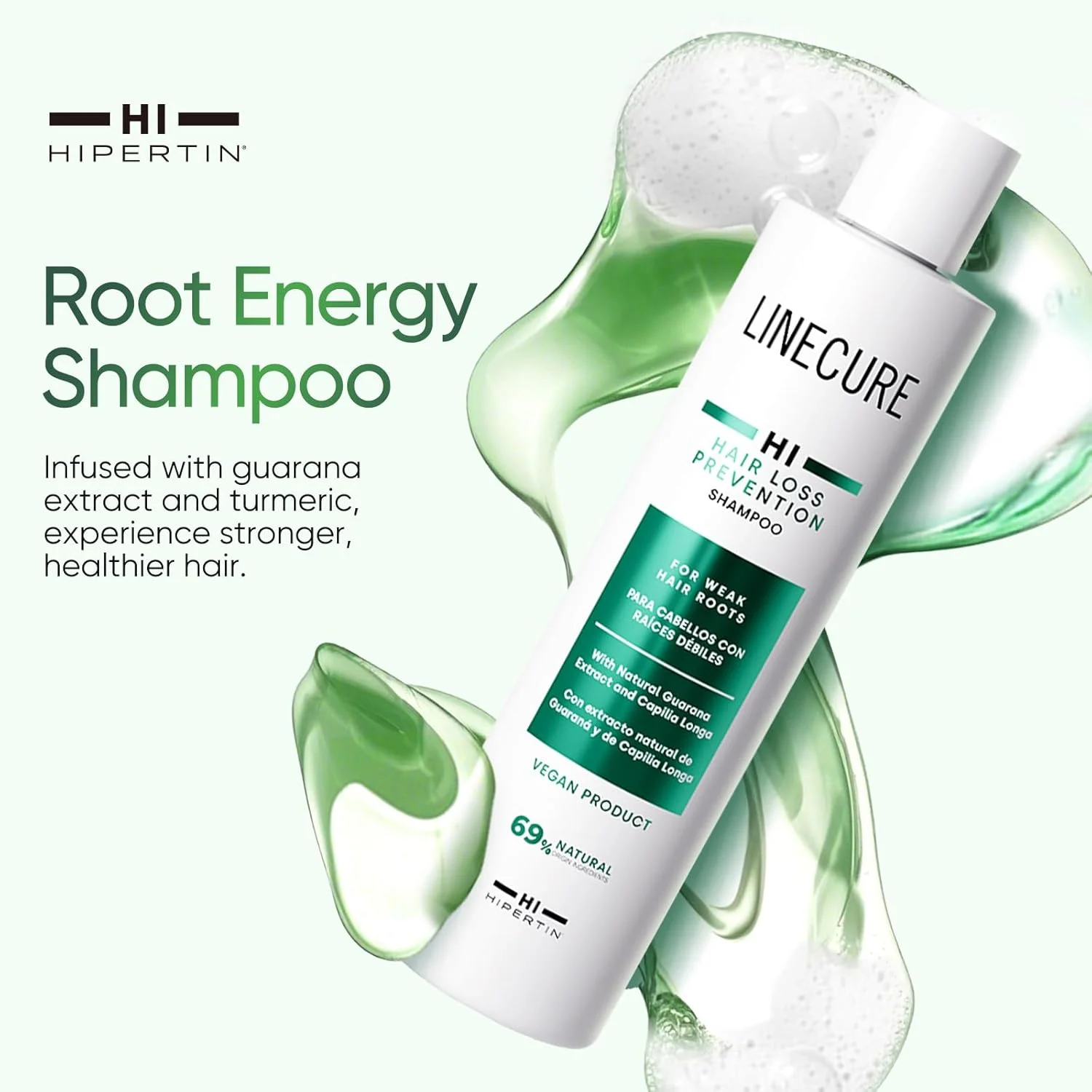 شامپو تقویت کننده و جلوگیری از ریزش مو Hipertin با کاپیلیالونگا و عصاره گوارانا، مواد طبیعی برای موهای نازک، روتین ضد ریزش مو، مناسب برای آقایان و بانوان، 300 میلی لیتر شامپو تقویت کننده و جلوگیری از ریزش مو Hipertin با کاپیلیالونگا و عصاره گوارانا، مواد طبیعی برای موهای نازک، روتین ضد ریزش مو، مناسب برای آقایان و بانوان، 300 میلی لیتر