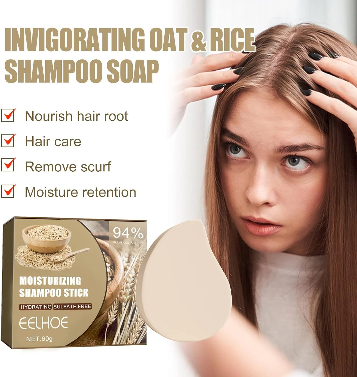 شامپو بار جو و برنج نیروبخش هیرتنتیک، شامپو مرطوب کننده، شامپو بار آب برنج تخمیر شده، شامپو بار برنج برای رشد مو، شامپو بار آب برنج ضد ریزش مو شامپو بار جو و برنج نیروبخش هیرتنتیک، شامپو مرطوب کننده، شامپو بار آب برنج تخمیر شده، شامپو بار برنج برای رشد مو، شامپو بار آب برنج ضد ریزش مو