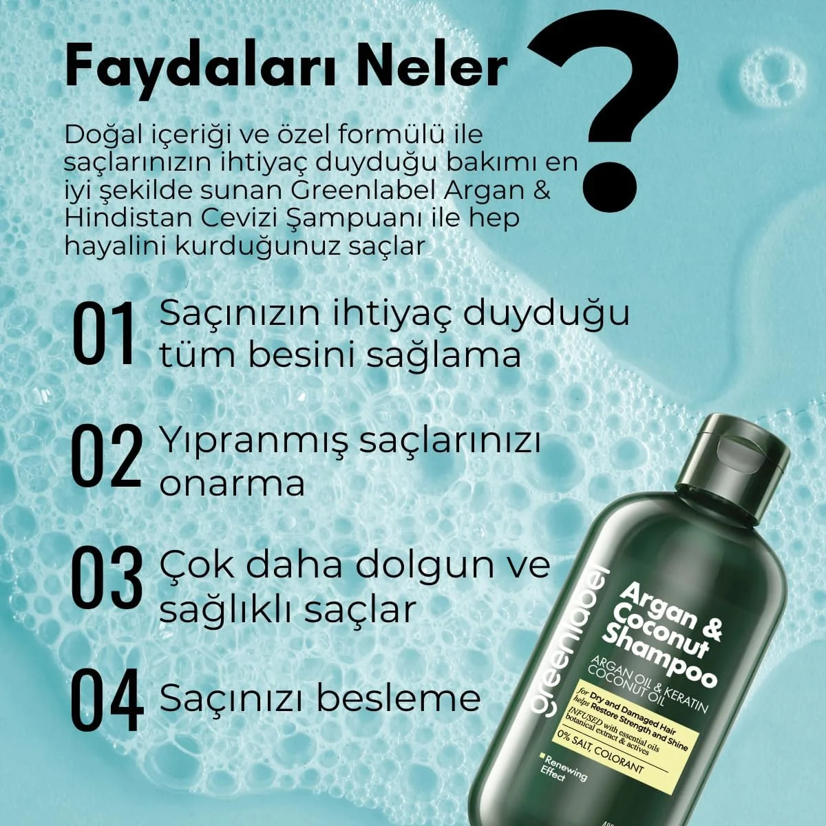 شامپو کراتین مغذی و ترمیم کننده مو حاوی روغن آرگان و عصاره نارگیل گرین لیبل - 400 میلی لیتر شامپو کراتین مغذی و ترمیم کننده مو حاوی روغن آرگان و عصاره نارگیل گرین لیبل - 400 میلی لیتر