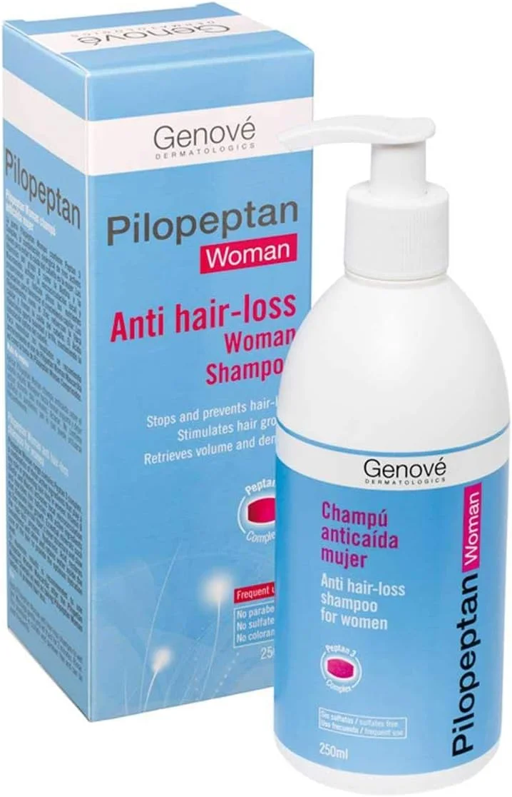 ژنوو پیلوپپتان مخصوص بانوان 250 میلی لیتر - مراقبت از مو - استفاده روزانه - درمان رشد مجدد مو - شامپو ضد ریزش مو - غنی از مواد مغذی - مواد فعال و طبیعی