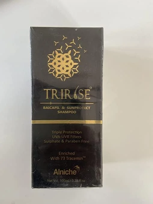 شامپو موی Fashion Kreza Alniche Tririse حاوی Baicapil و محافظت کننده در برابر آفتاب، مناسب برای انواع مو، شامپو موی سالم برای آقایان و بانوان (100 میلی لیتر)