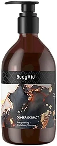 شامپو تقویت کننده و احیا کننده عصاره زنجبیل، شامپو تقویت کننده ریشه مو و کنترل کننده چربی، ضد ریزش مو، 300 میلی لیتر.