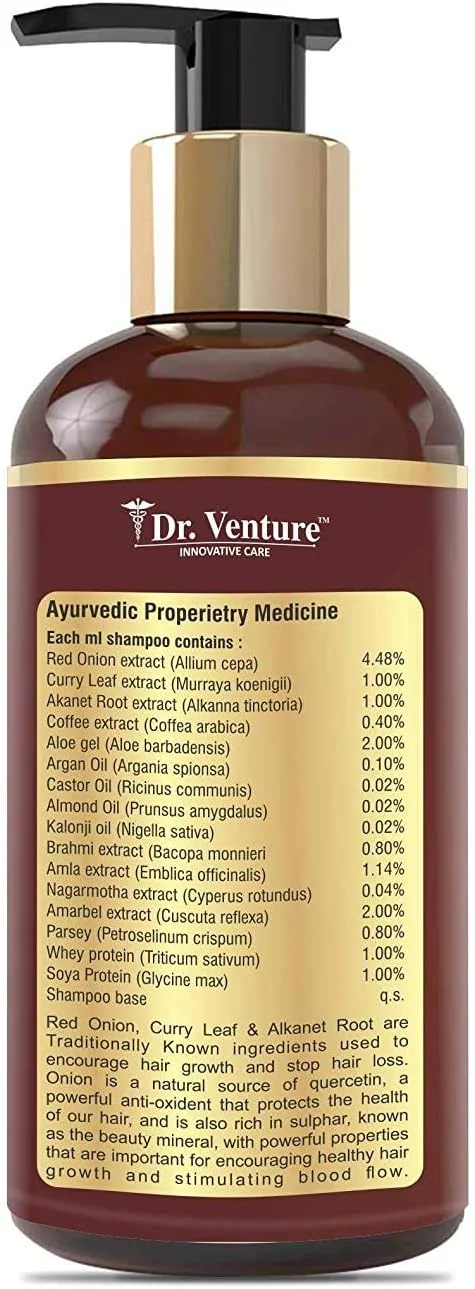 شامپو روغن پیاز قرمز و دانه سیاه دکتر ونچر برای رشد و تقویت مو و کنترل شوره سر، 300 میلی لیتر (بسته 2 عددی)، بدون پارابن، سولفات، رنگ و سیلیکون، مناسب برای خانم ها و آقایان شامپو روغن پیاز قرمز و دانه سیاه دکتر ونچر برای رشد و تقویت مو و کنترل شوره سر، 300 میلی لیتر (بسته 2 عددی)، بدون پارابن، سولفات، رنگ و سیلیکون، مناسب برای خانم ها و آقایان