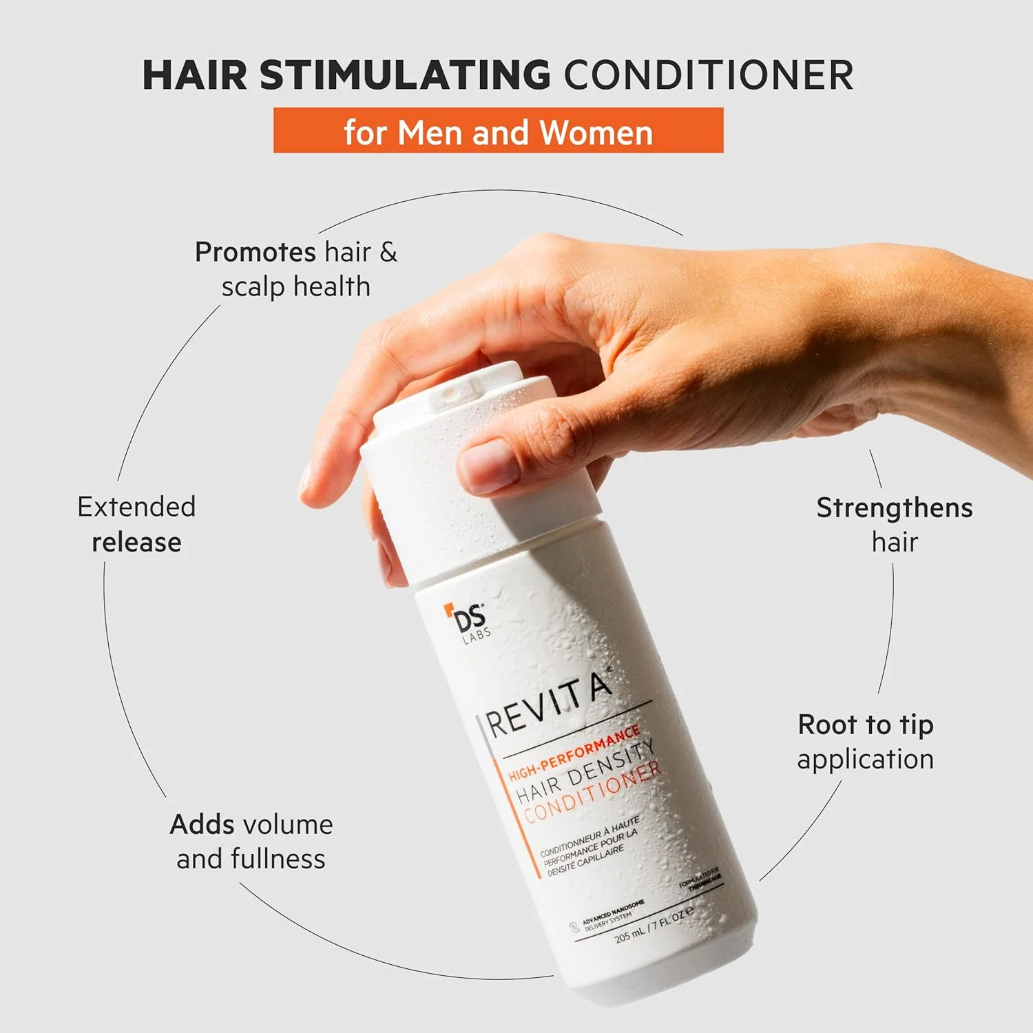 شامپو و نرم کننده رویتال DS Laboratories برای موهای نازک، پشتیبانی از رشد، تقویت و ضخیم کننده مو، بدون سولفات، مسدود کننده DHT، 205 میلی لیتر شامپو و نرم کننده رویتال DS Laboratories برای موهای نازک، پشتیبانی از رشد، تقویت و ضخیم کننده مو، بدون سولفات، مسدود کننده DHT، 205 میلی لیتر