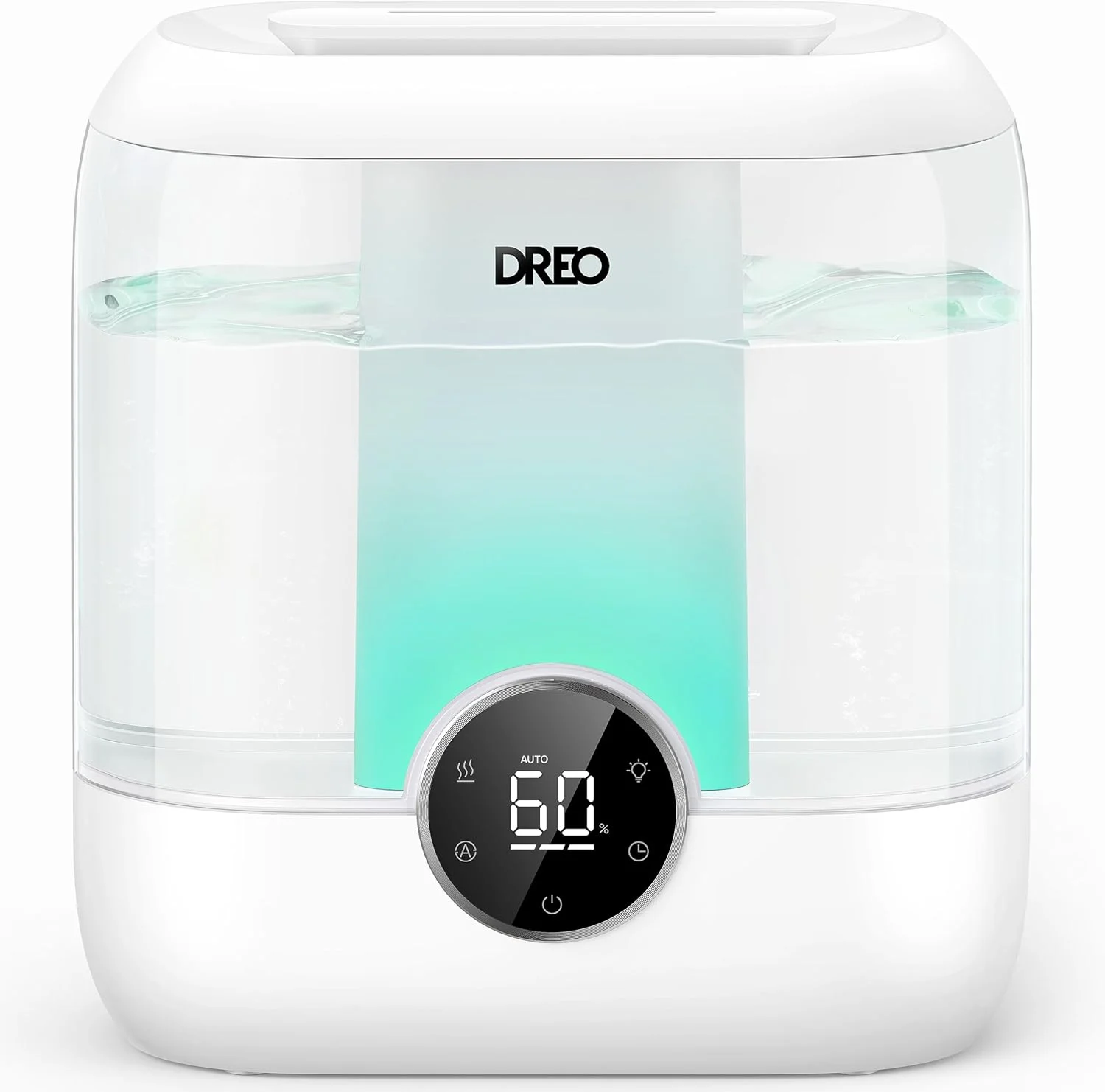 Dreo - دستگاه بخور برای اتاق خواب، پر کردن از بالا، 6 لیتر، سایز بزرگ و بی صدا، دستگاه بخور سرد برای اتاق بزرگ، 60 ساعت، دستگاه بخور اولتراسونیک برای