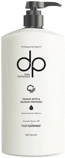 شامپو ضد ریزش مو، مراقبت کراتینه و بدون نمک DP Daily Perfection حجم 500 میلی لیتر - شیر پنبه شامپو ضد ریزش مو، مراقبت کراتینه و بدون نمک DP Daily Perfection حجم 500 میلی لیتر - شیر پنبه