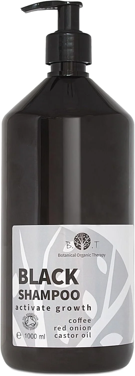 شامپو پیاز، کافئین و کرچک B.O.T cosmetic & wellness برای موهای چرب: محرک پوست سر، تونیک، ضد ریزش مو و شوره سر. فاقد سولفات و سیلیکون 1000 میلی لیتر شامپو پیاز، کافئین و کرچک B.O.T cosmetic & wellness برای موهای چرب: محرک پوست سر، تونیک، ضد ریزش مو و شوره سر. فاقد سولفات و سیلیکون 1000 میلی لیتر