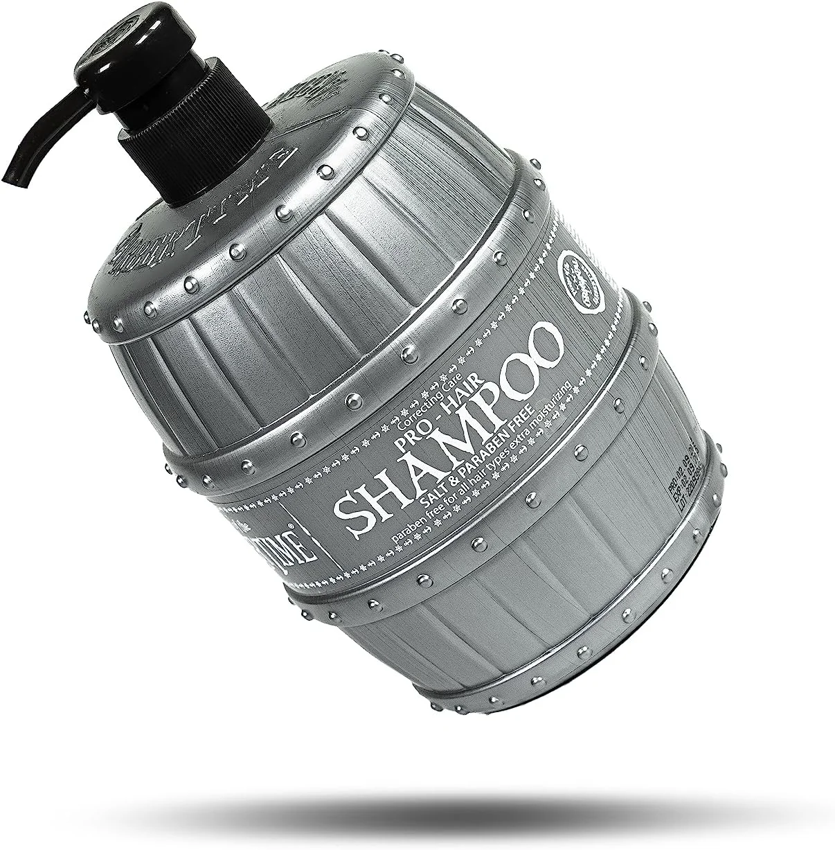 شامپو موی حرفه ای BARBERTIME بدون نمک و پارابن، مرطوب کننده اضافی برای انواع مو 1000 میلی لیتر