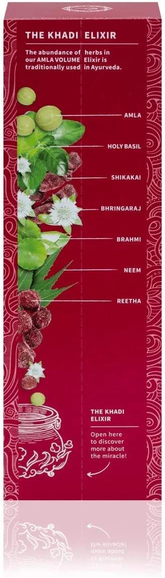 شامپو حجم دهنده آمله Khadi، شامپو آیورودا، 100% طبیعی، بدون سیلیکون و سولفات، تقویت کننده رشد مو، درخشش و حجم، جلوگیری از ریزش مو و سفیدی مو، مراقبت از موی وگان، زیبایی ارگانیک 200 میلی لیتر شامپو حجم دهنده آمله Khadi، شامپو آیورودا، 100% طبیعی، بدون سیلیکون و سولفات، تقویت کننده رشد مو، درخشش و حجم، جلوگیری از ریزش مو و سفیدی مو، مراقبت از موی وگان، زیبایی ارگانیک 200 میلی لیتر