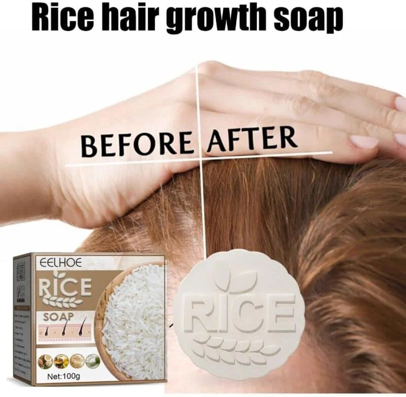 شامپو برنج ضد ریزش مو، صابون شامپو برنج، برای رشد مو، مرطوب کننده، ضد ریزش مو و ترمیم موهای خشک و آسیب دیده (2 عدد) شامپو برنج ضد ریزش مو، صابون شامپو برنج، برای رشد مو، مرطوب کننده، ضد ریزش مو و ترمیم موهای خشک و آسیب دیده (2 عدد)