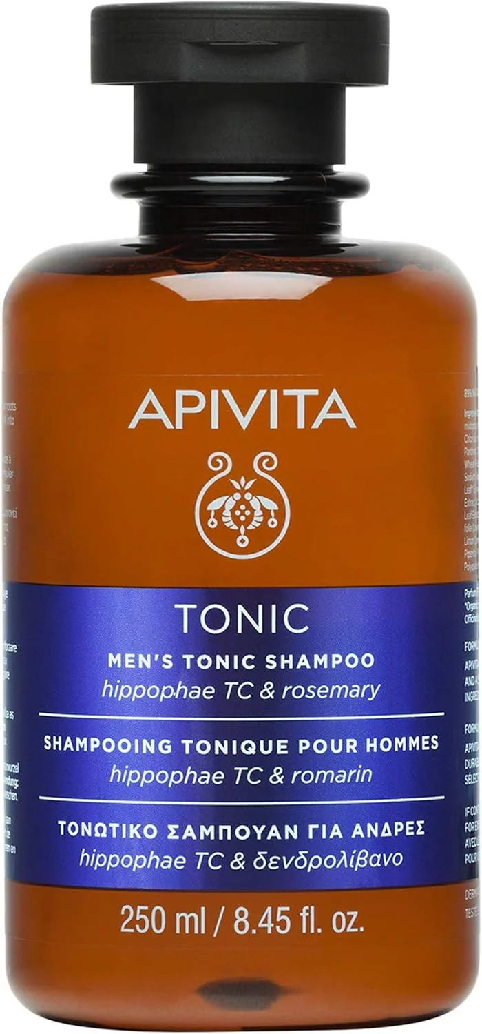 شامپو تقویت کننده مو مردانه Apivita با Hippophae TC و رزماری (برای موهای نازک) 250 میلی لیتر شامپو تقویت کننده مو مردانه Apivita با Hippophae TC و رزماری (برای موهای نازک) 250 میلی لیتر